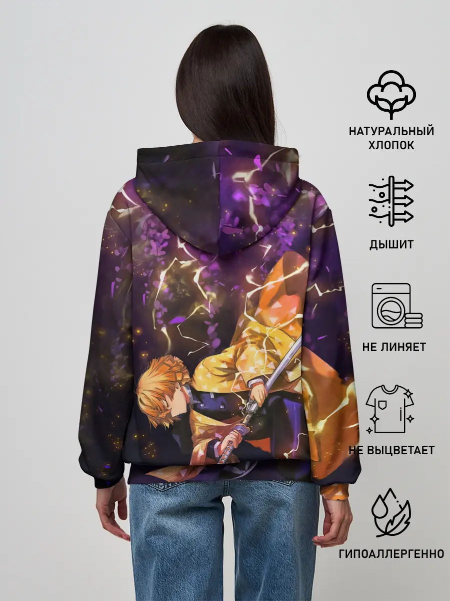 Женское худи / Kimetsu no yaiba готовится