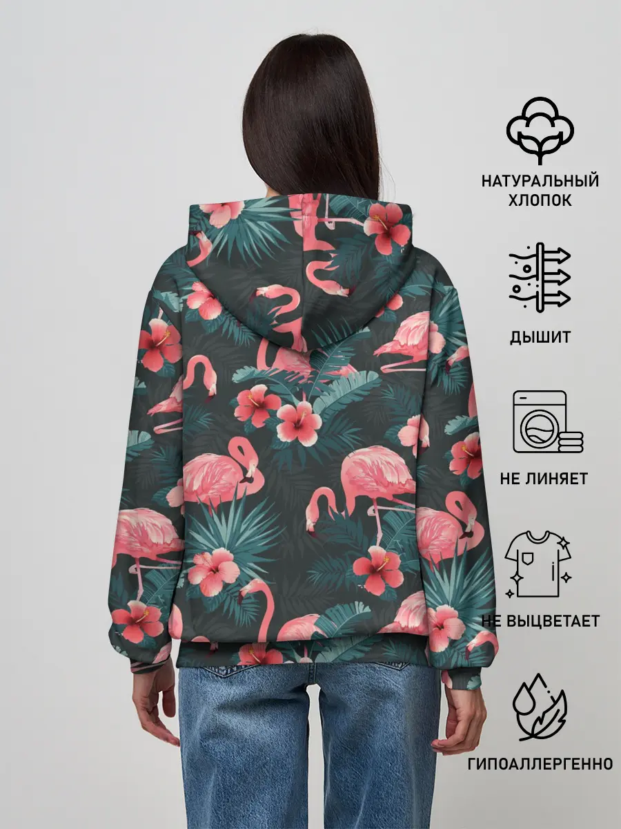 Женское худи / Flamingo