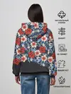Женское худи / Flowers with inscriptions