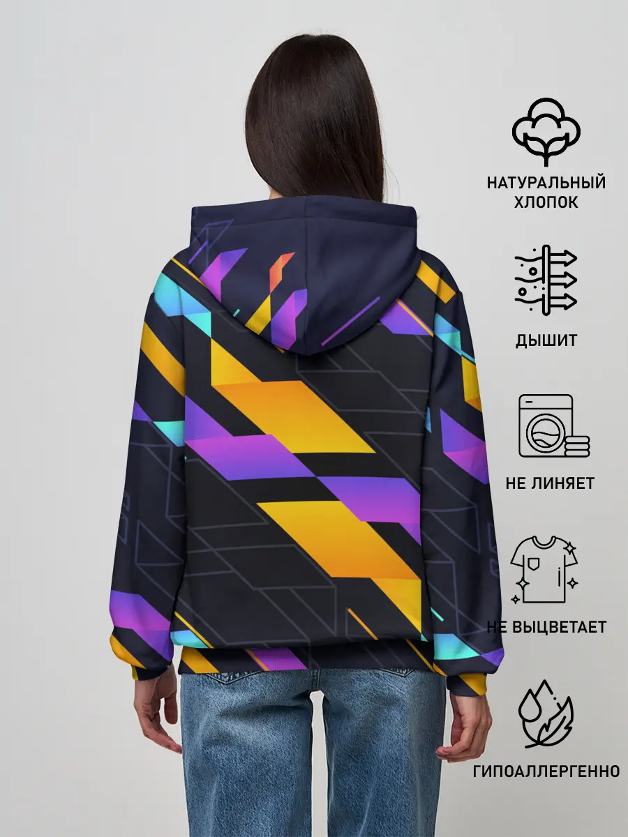 Женское худи / Modern Geometry