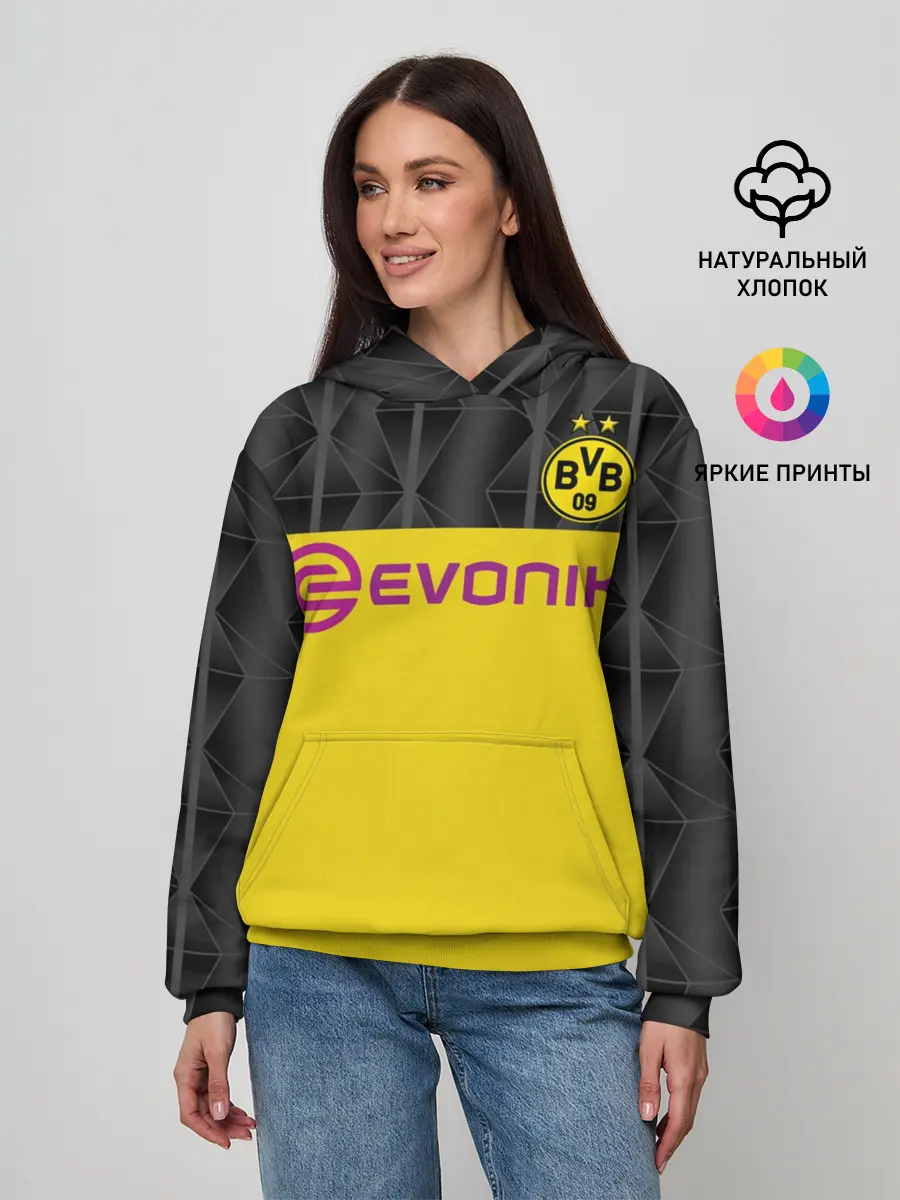 Женское худи / Reus home UEFA 19-20