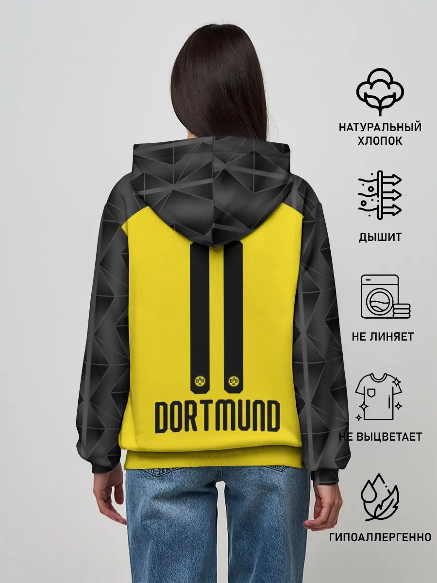 Женское худи / Reus home UEFA 19-20