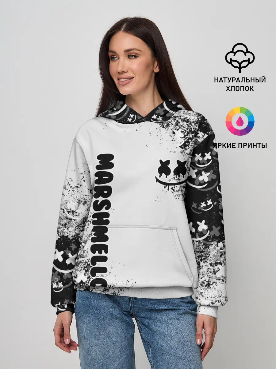 Женское худи / Marshmello