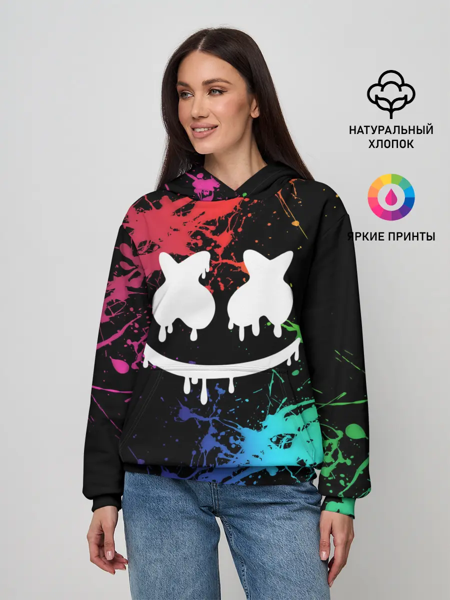 Женское худи / Marshmello