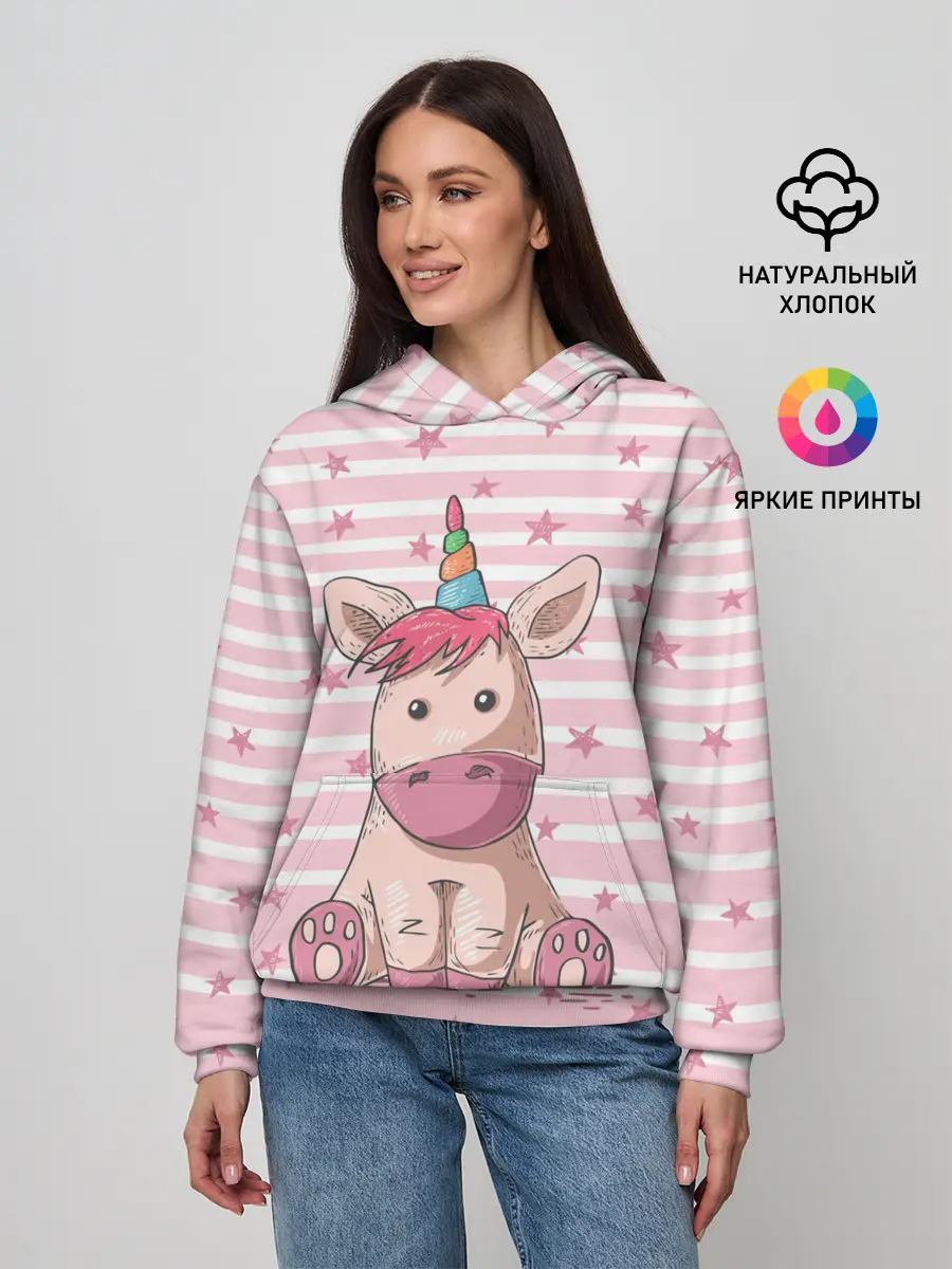 Женское худи / Единорожек
