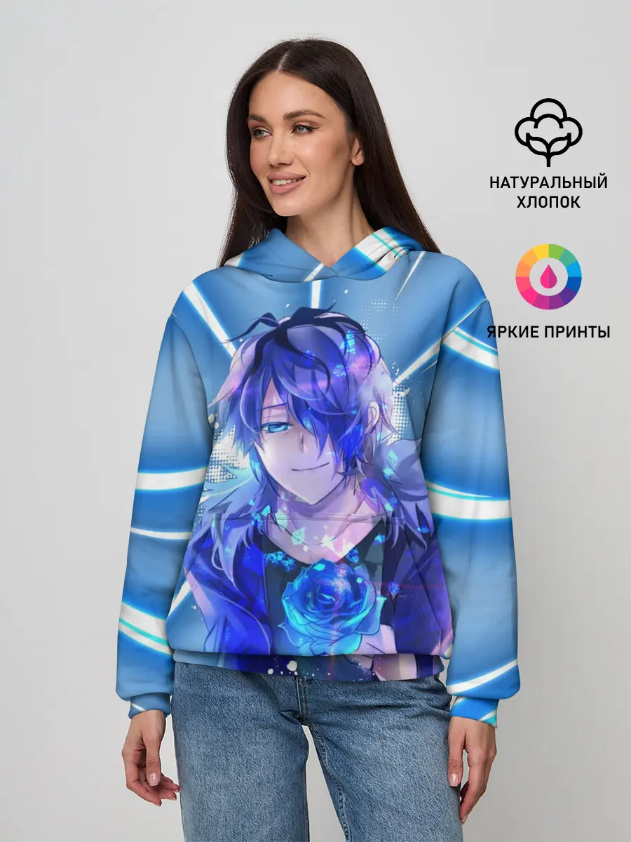 Женское худи / Аниме.. Роза