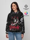Женское худи / guts berserk blood black