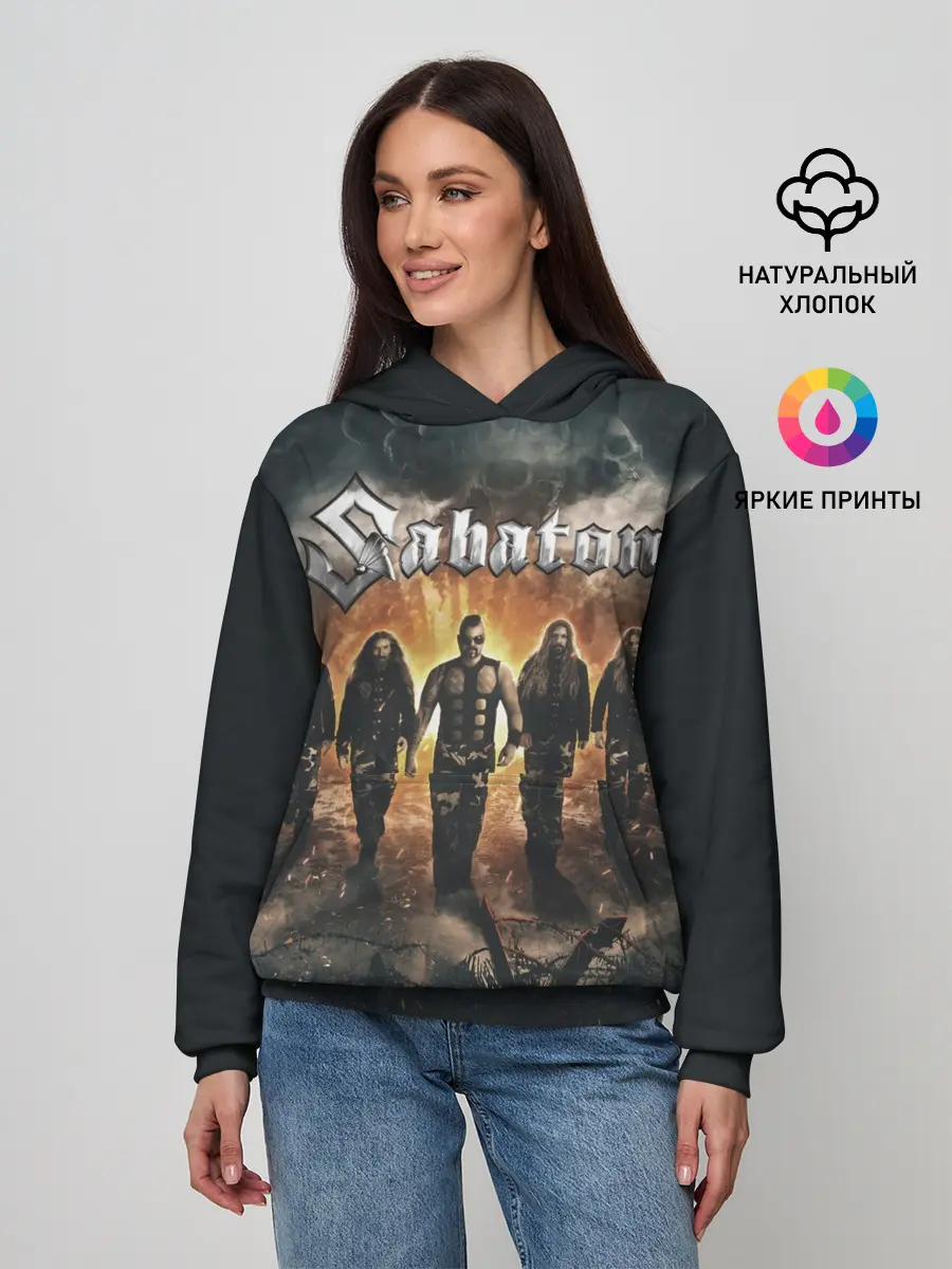 Женское худи / Sabaton Band