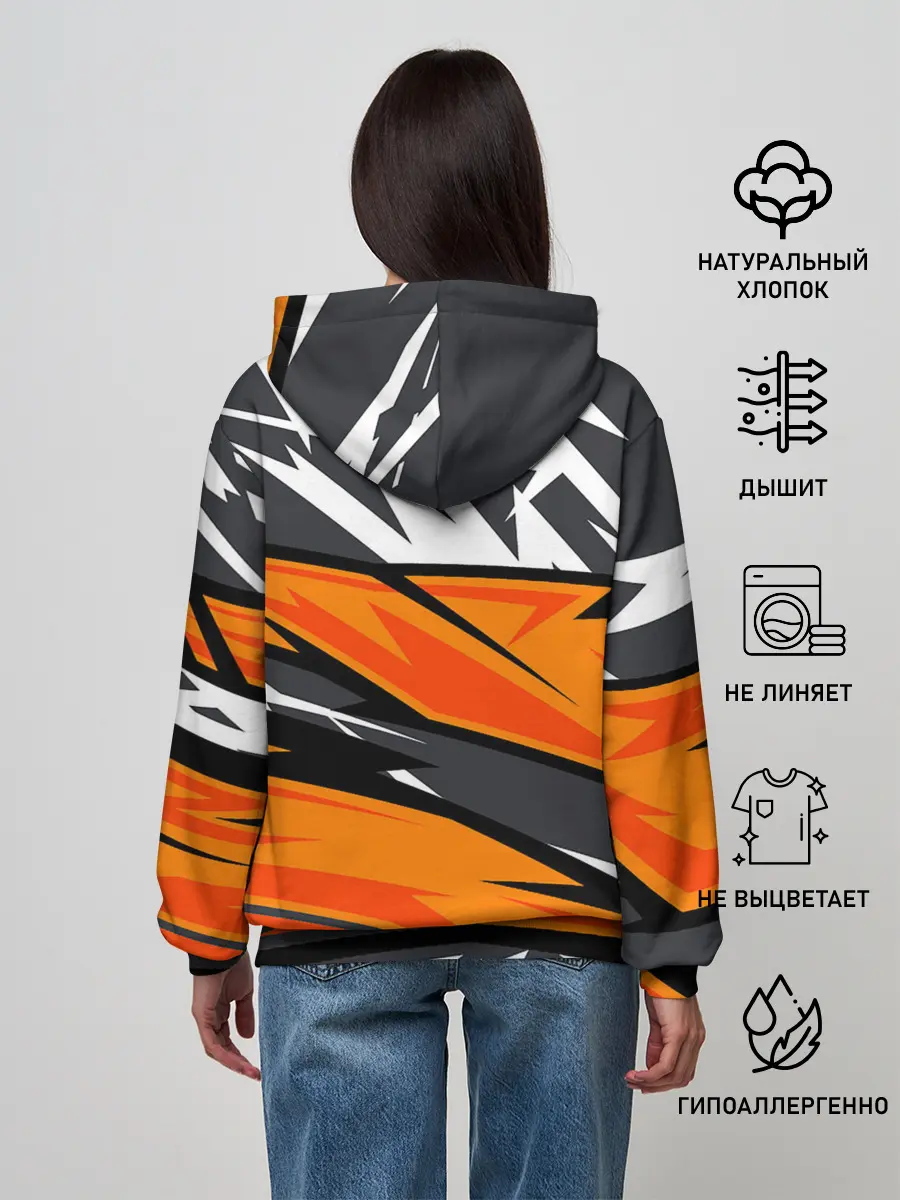 Женское худи / corner camouflage