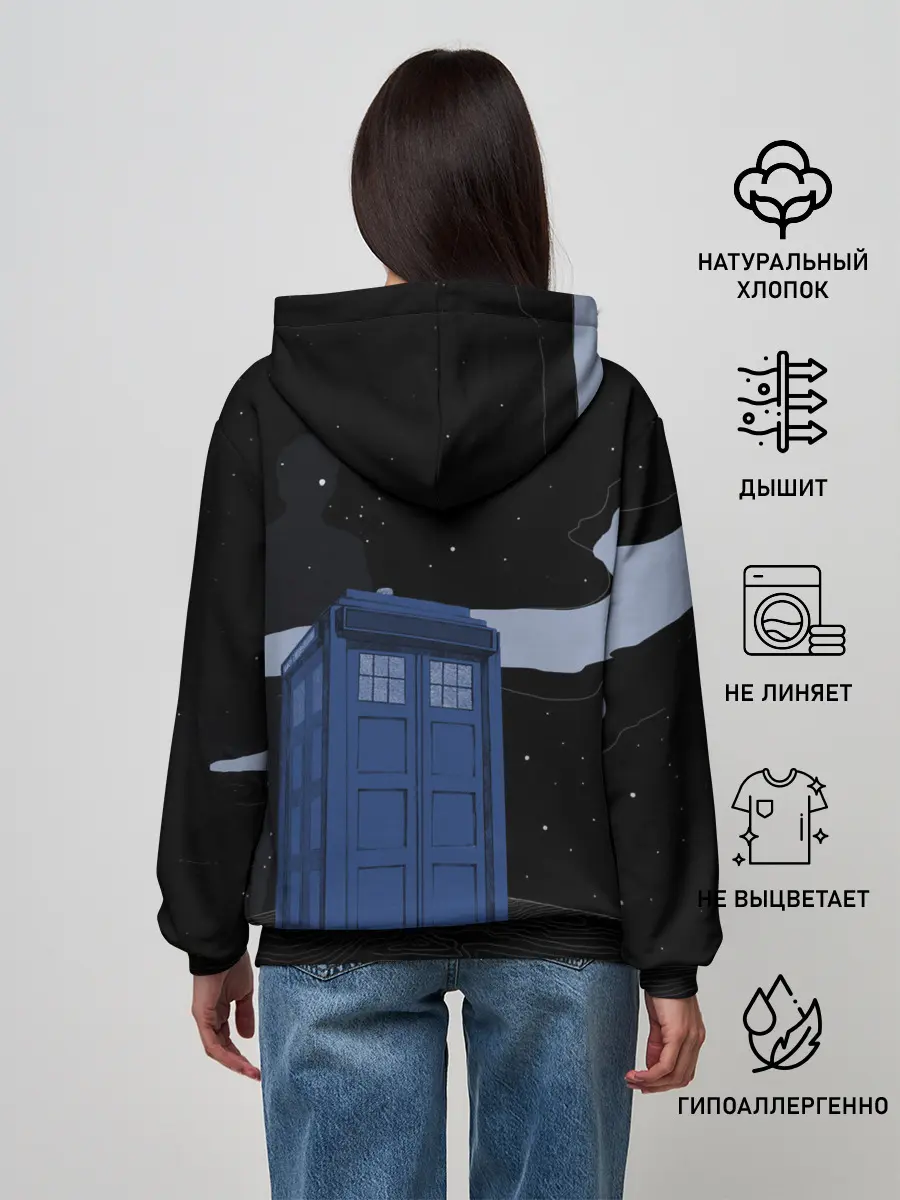 Женское худи / ТАРДИС
