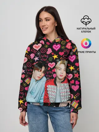 Женское худи / BTS ЧиГуки