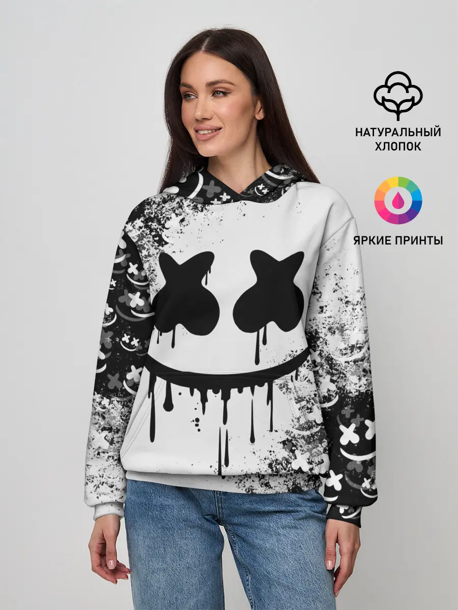 Женское худи / Marshmello