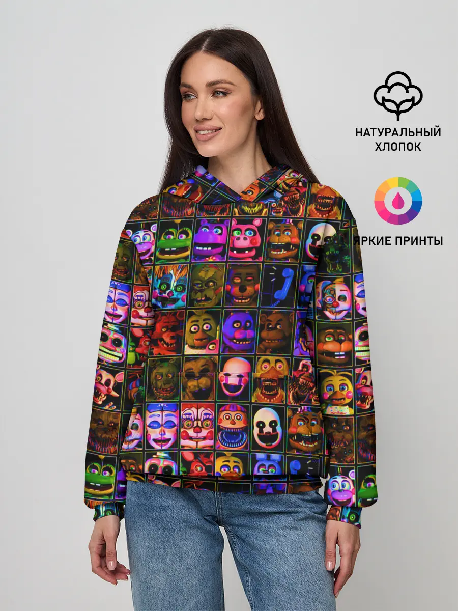 Женское худи / Five Nights At Freddys