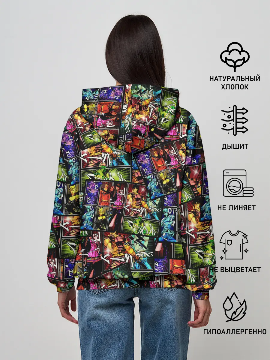 Женское худи / JoJo Bizarre Adventure