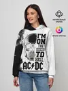Женское худи / Im on the highway to hell AC/DC