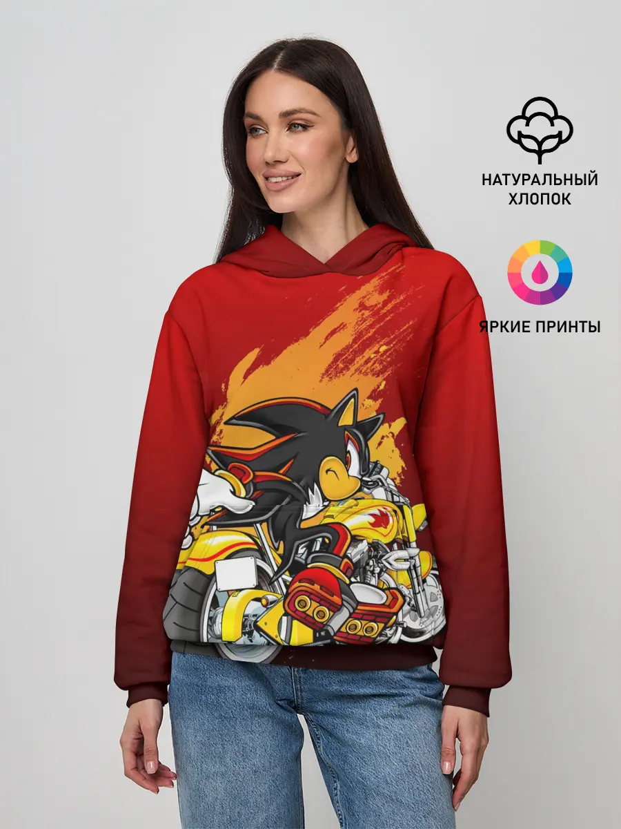 Женское худи / Ёж Шедоу