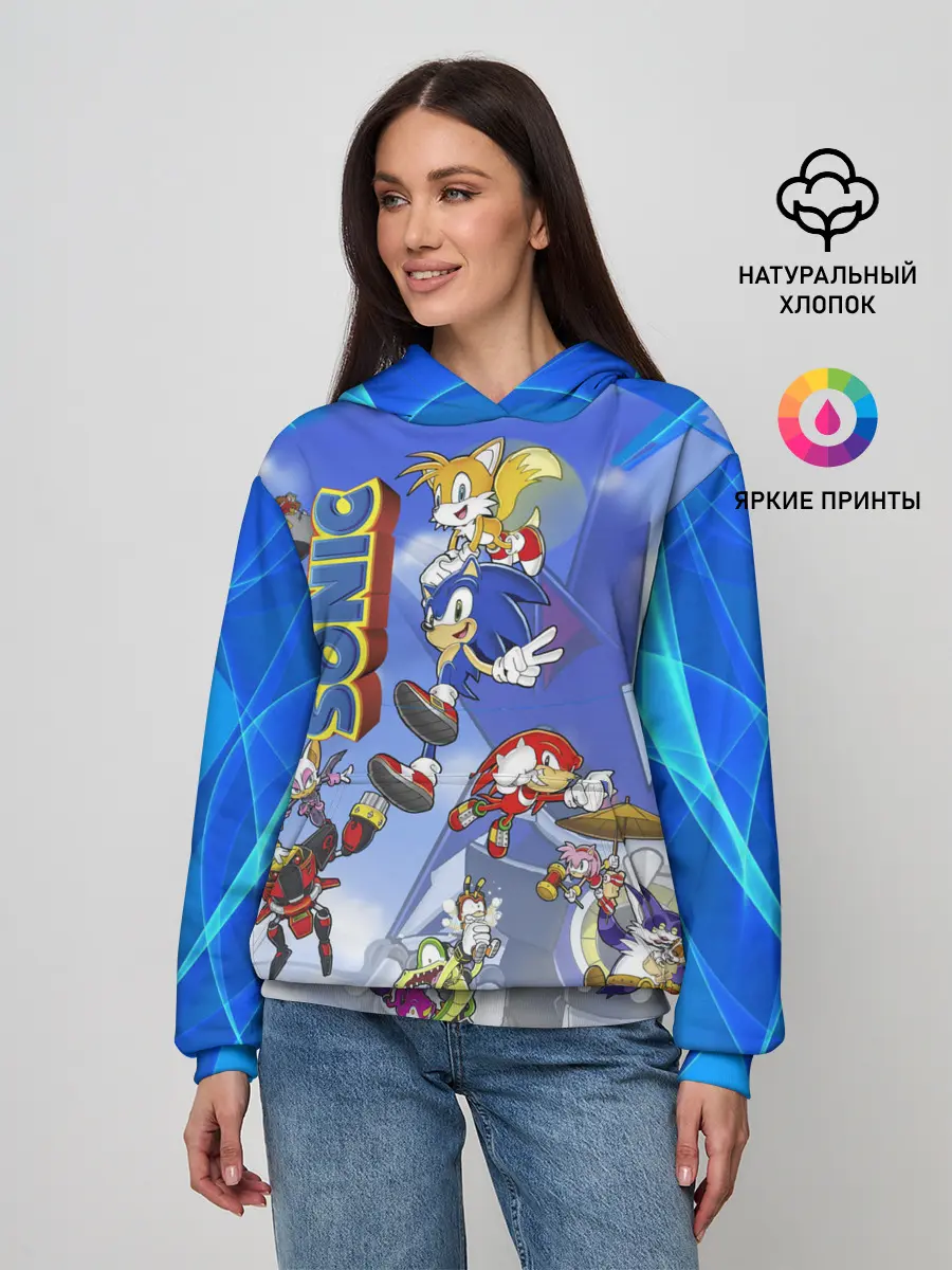 Женское худи / Sonic