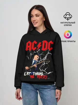 Женское худи / AC/DC let there be rock!