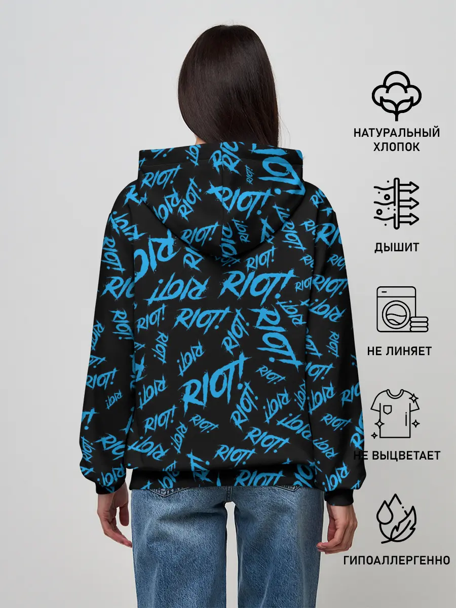 Женское худи / Paramore RIOT!