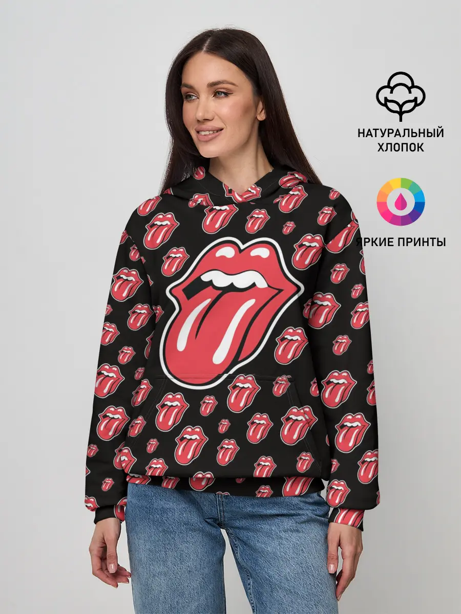 Женское худи / rolling stones