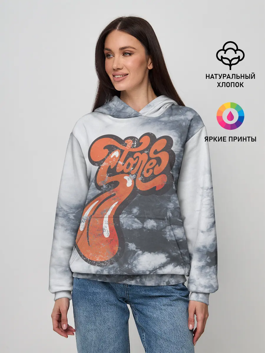 Женское худи / rolling stones