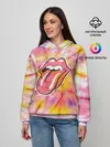 Женское худи / Rolling Stones tie-dye