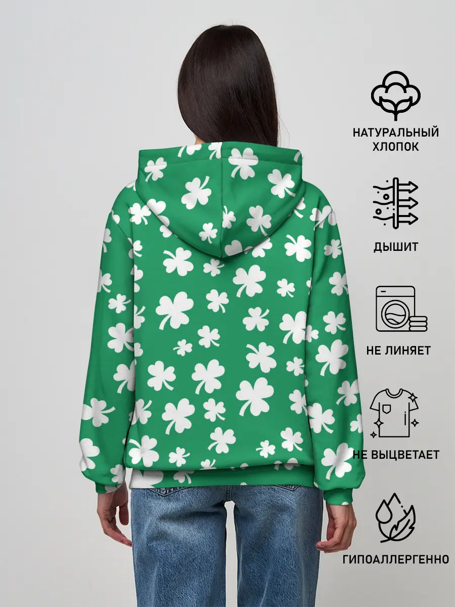 Женское худи / ДЕНЬ СВЯТОГО ПАТРИКА | ST. PATRICKS DAY