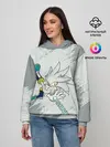 Женское худи / SONIC SILVER