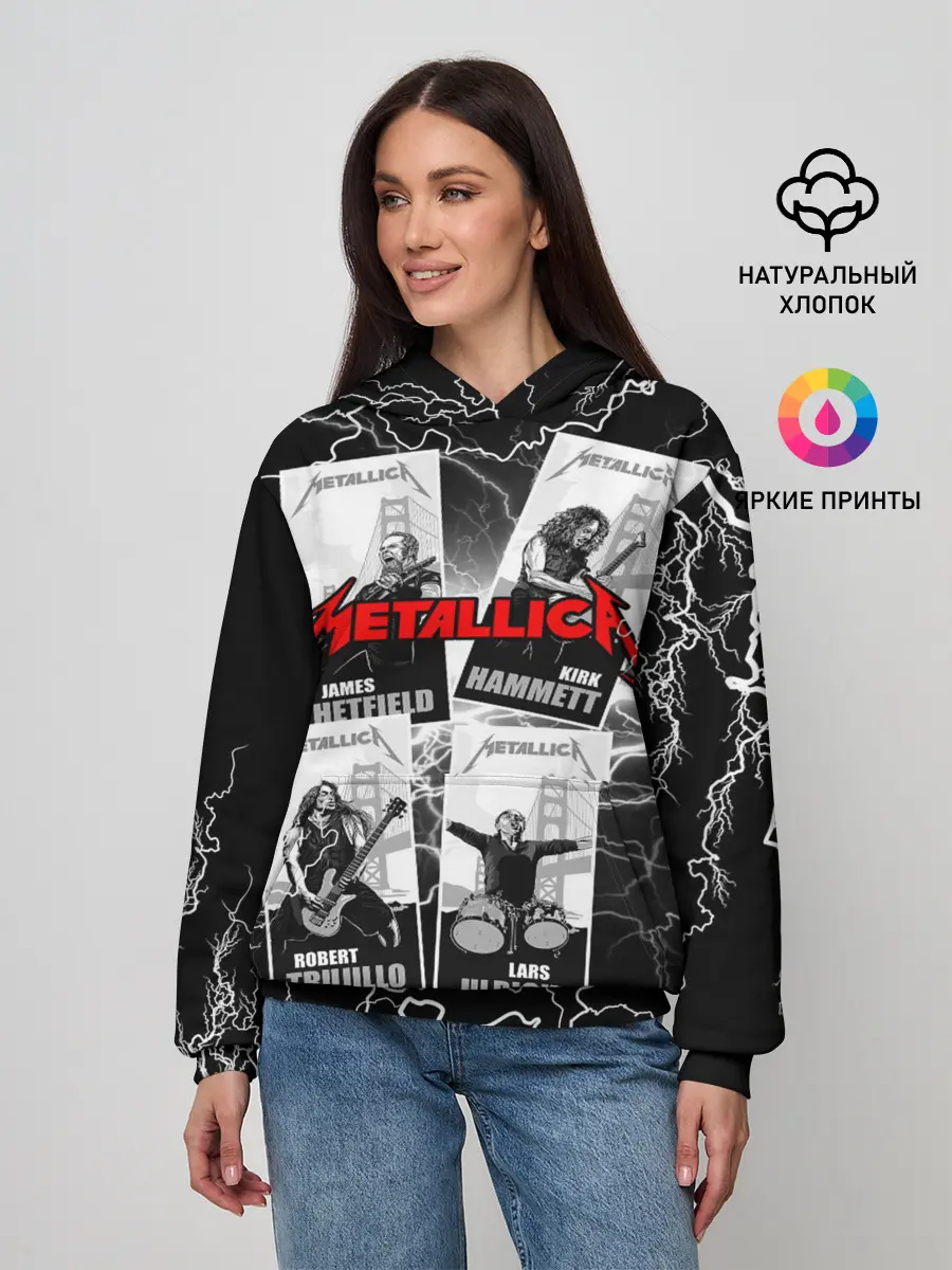 Женское худи / Metallica