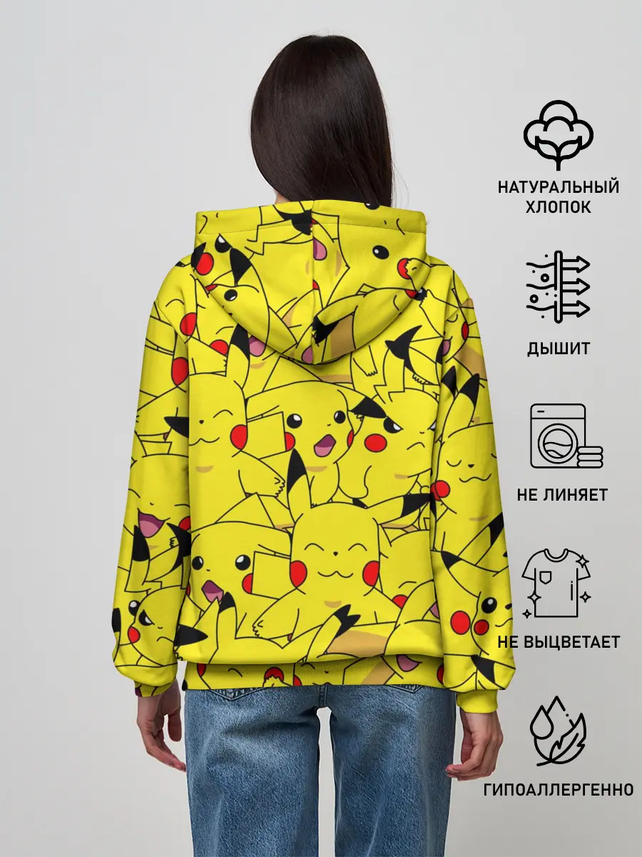 Женское худи / ПИКАЧУ