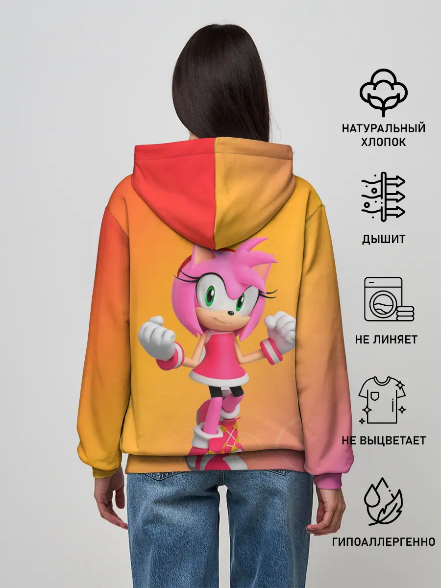 Женское худи / Эми - Соник