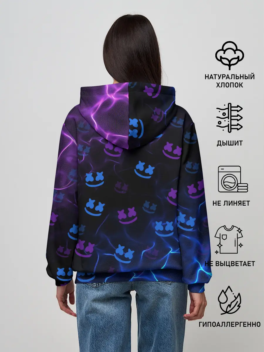 Женское худи / Marshmello