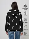 Женское худи / ПЛЕЙБОЙ ПАТТЕРН | PLAYBOY PATTERN