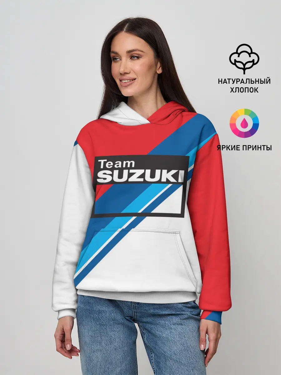 Женское худи / SUZUKI MOTO SPORT | СУЗУКИ МОТО СПОРТ