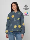 Женское худи / Лимонный узор