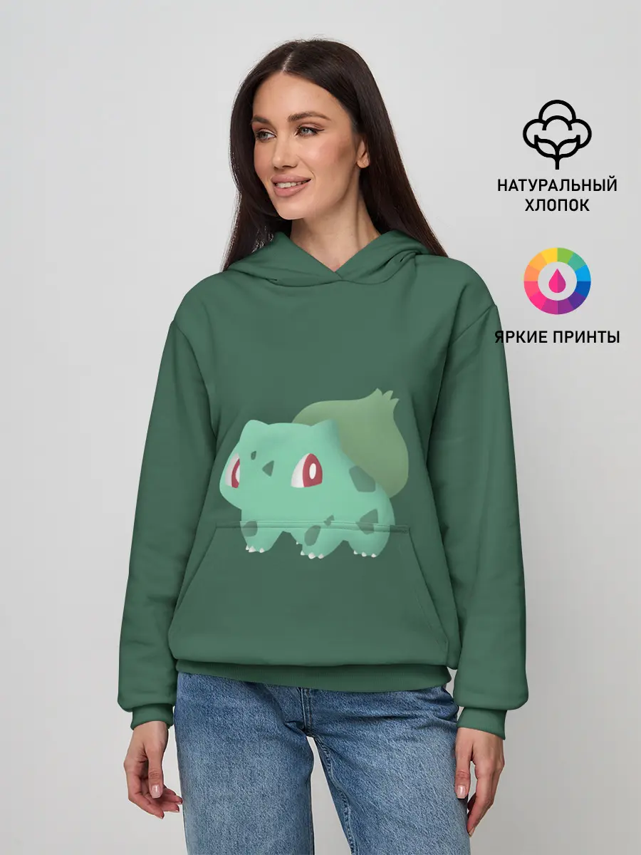 Женское худи / Pokemon Bulbasaur