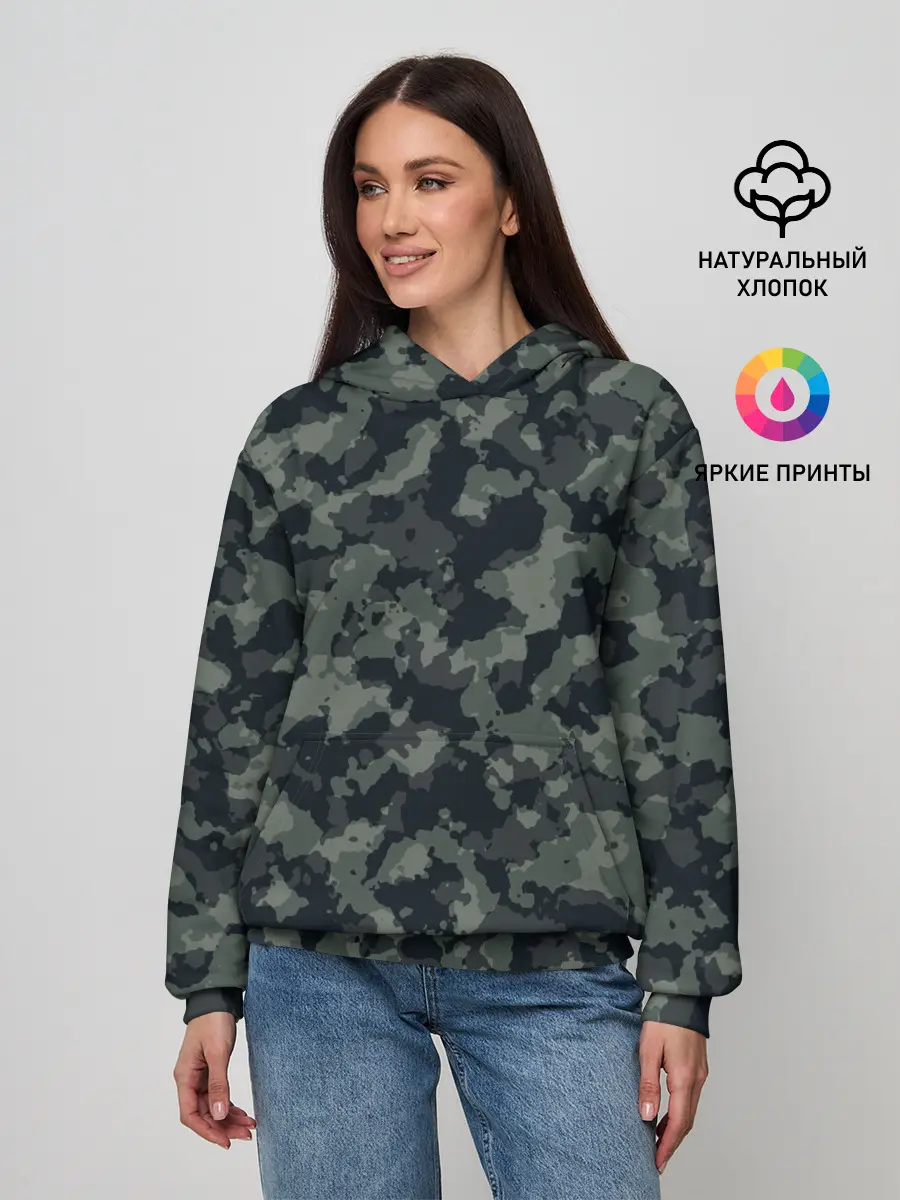 Женское худи / Камуфляж