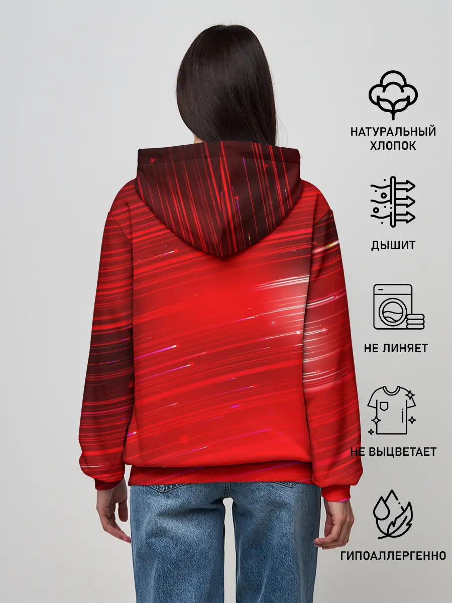 Женское худи / Красный свет
