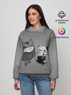 Женское худи / Котики в масках