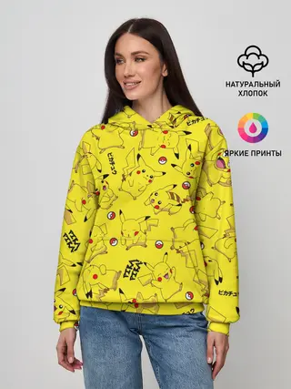 Женское худи / ПИКАЧУ