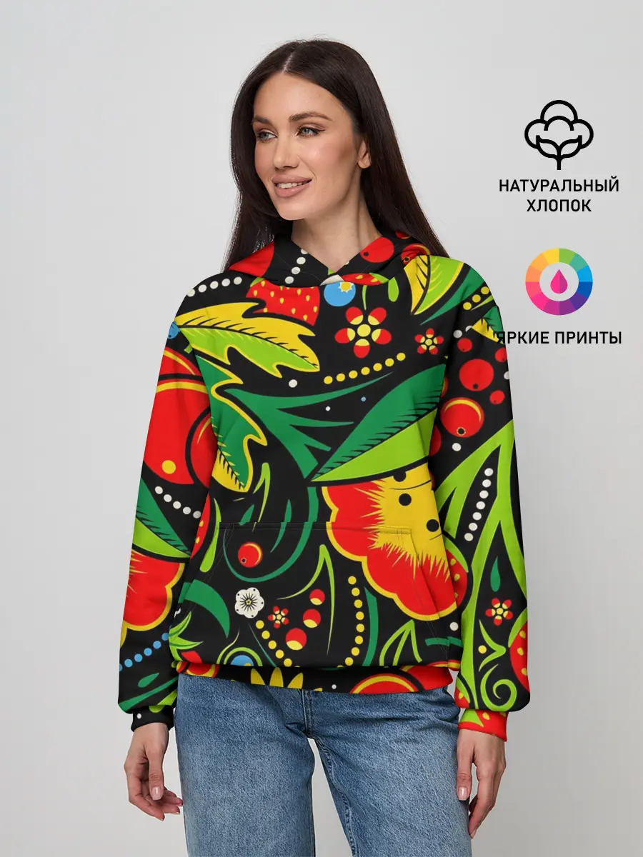 Женское худи / Цветы