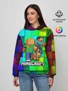 Женское худи / Minecraft / Майнкрафт