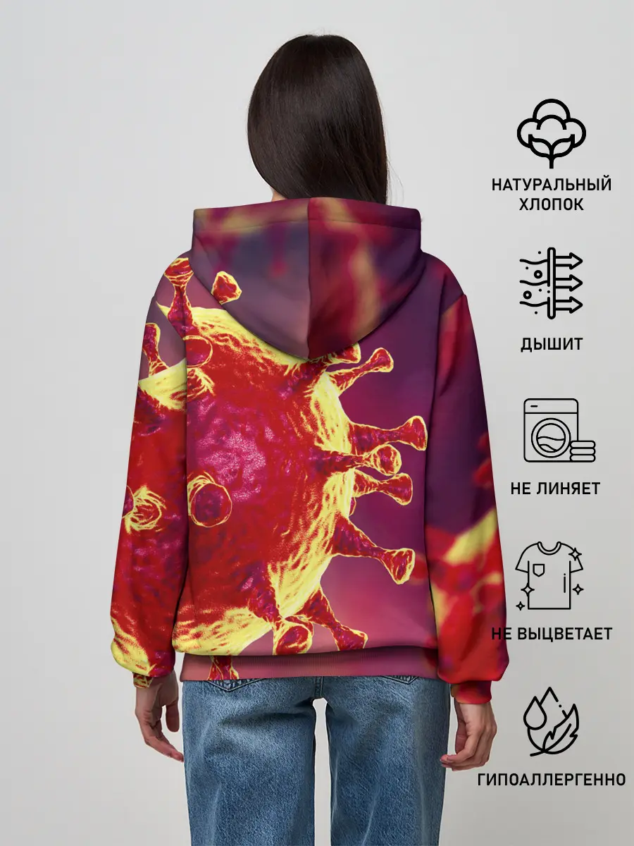 Женское худи / Коронавирус