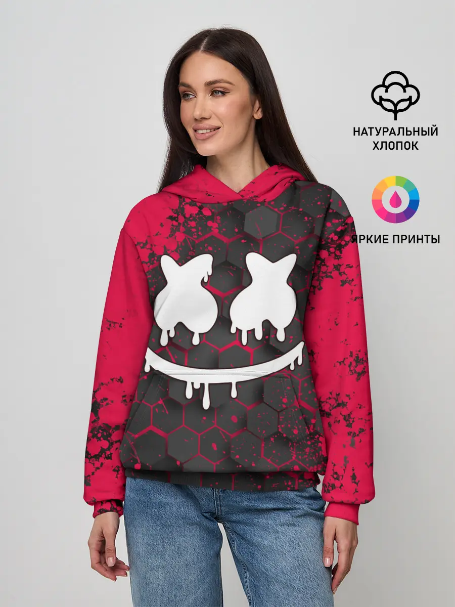 Женское худи / Marshmello