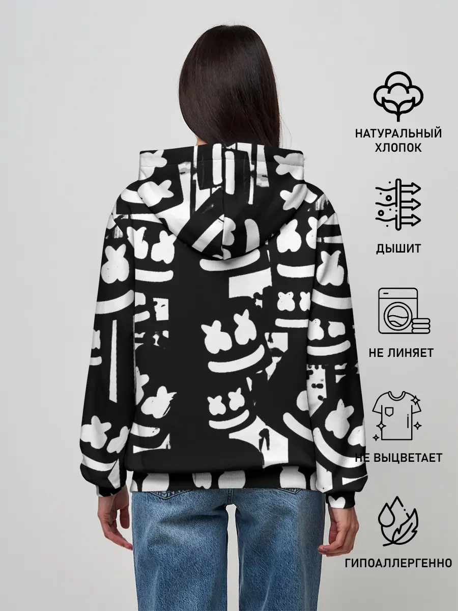 Женское худи / Marshmello