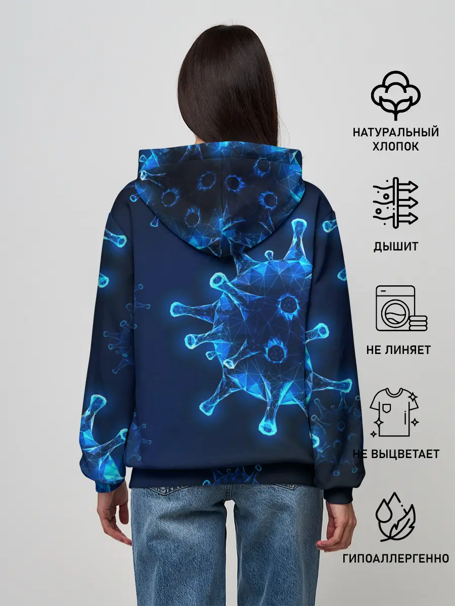 Женское худи / Коронавирус