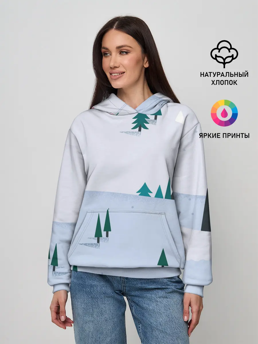 Женское худи / Snow 1