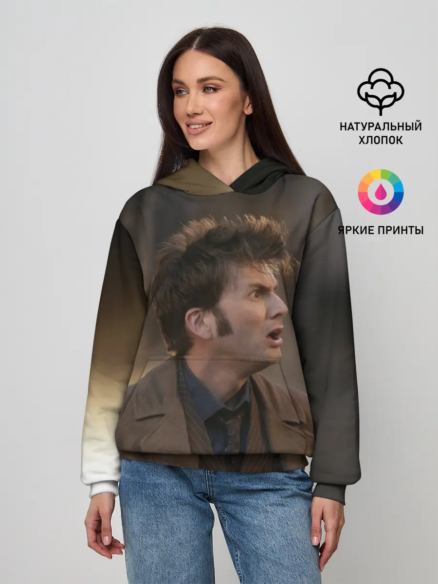Женское худи / 10th DOCTOR WHO
