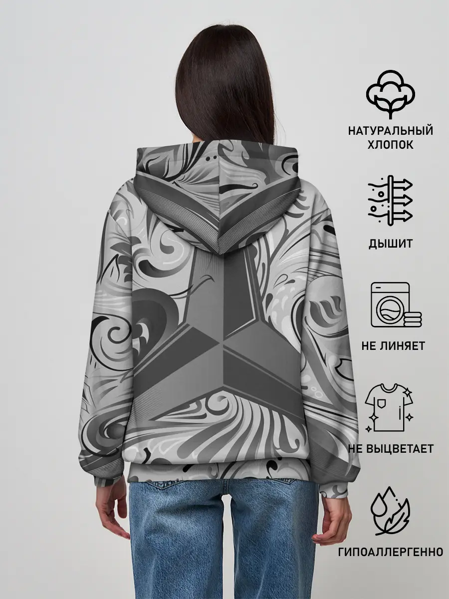 Женское худи / MERCEDES-BENZ | МЕРСЕДЕС