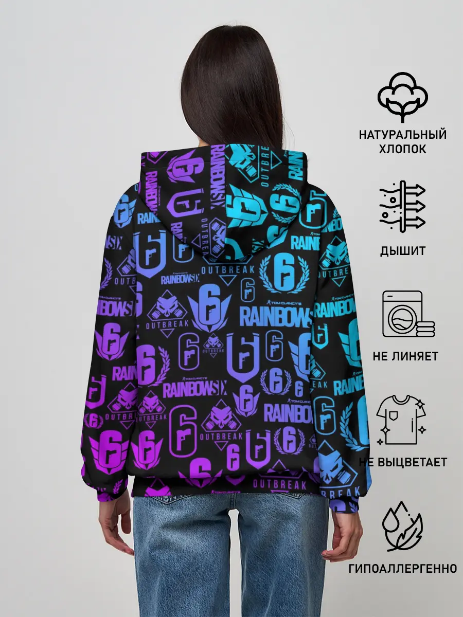 Женское худи / RAINBOW SIX SIEGE